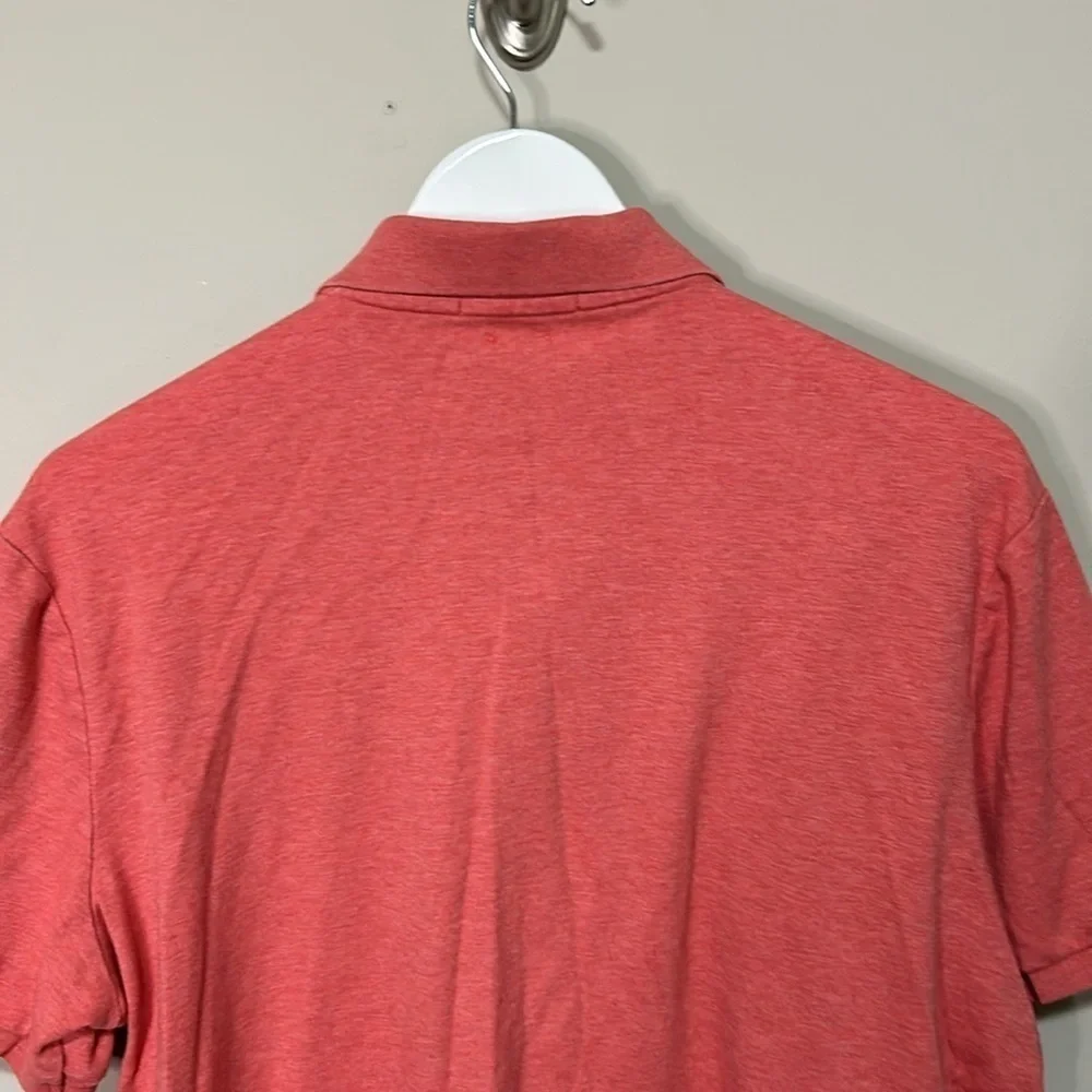 POLO RALPH LAUREN Mens Classic Fit Polo Shirt Red Top Sz L